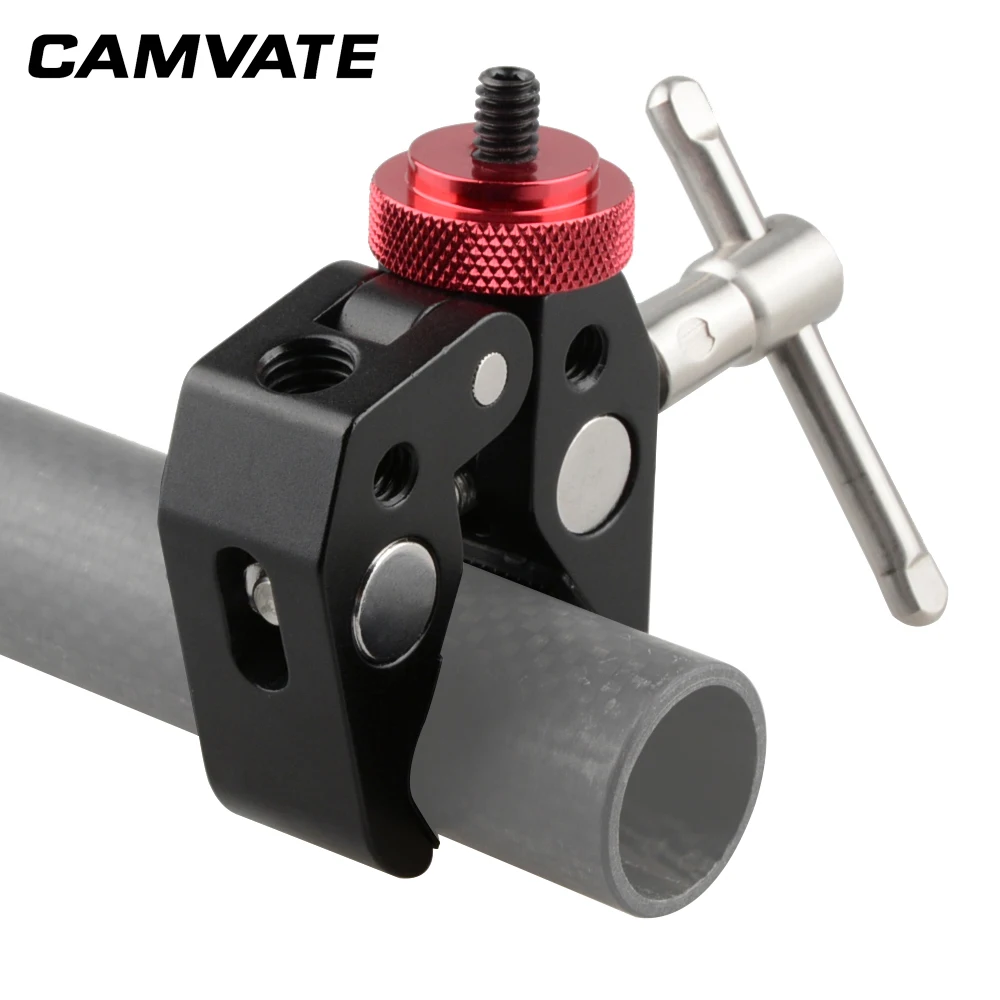 CAMVATE Универсальный Супер Зажим для камеры Клещи с 1/4 &quot 20 до 3/8&quot фотоаппарата DSLR