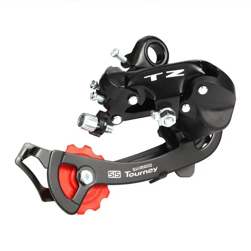 

1 pcs MTB Mountain Bike Rear Derailleur New Black Mountain Bike Aluminum Alloy 6 7 Speed TZ50 Rear Derailleur Bicycle Parts New