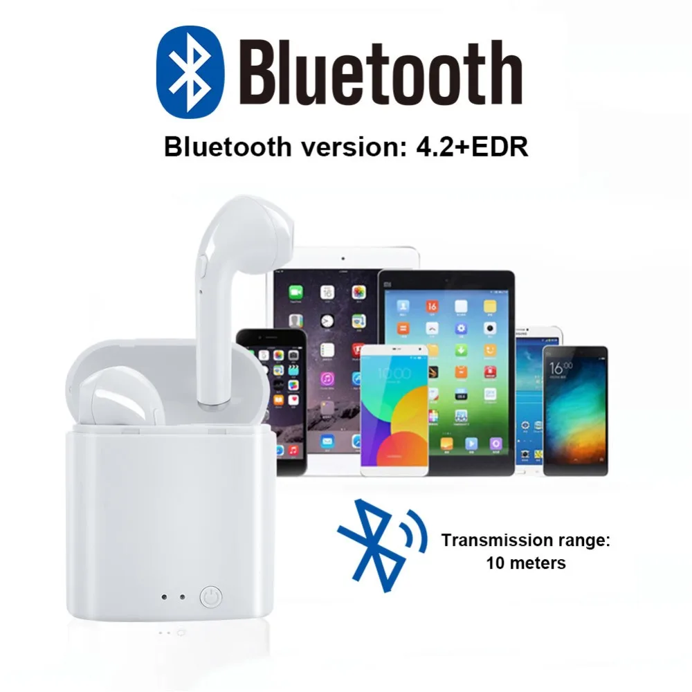 Fviyi Tws i7 Mini 5,0 Bluetooth наушники, беспроводные наушники, спортивные наушники для телефона, гарнитура с микрофоном для PK i7s Tws