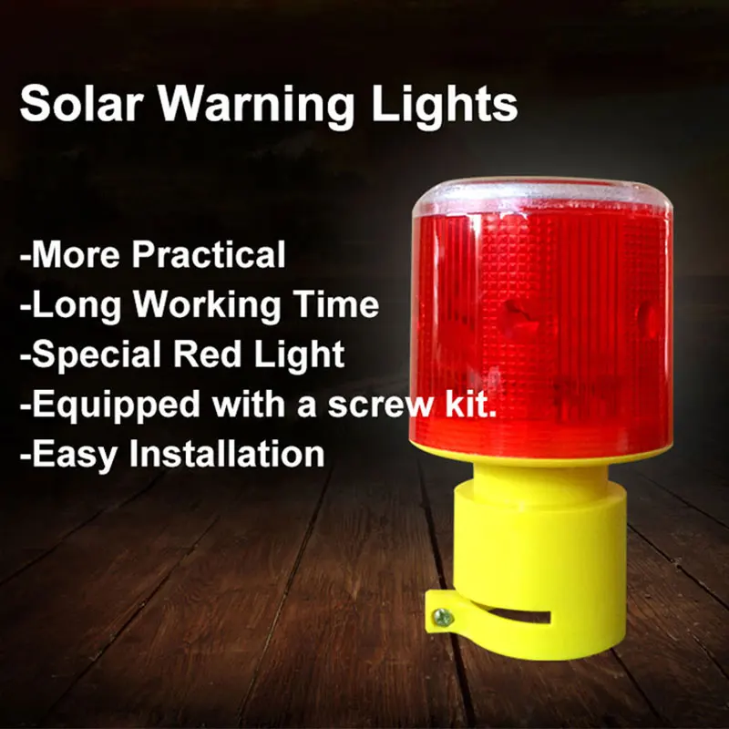 Details about Solar Power LED Strobe Lamp Emergency Flashing Warning Beacon Red Light D# Details about Solar Power LED Strobe Lamp Emergency Flashing Warning Beacon Red Light D#
