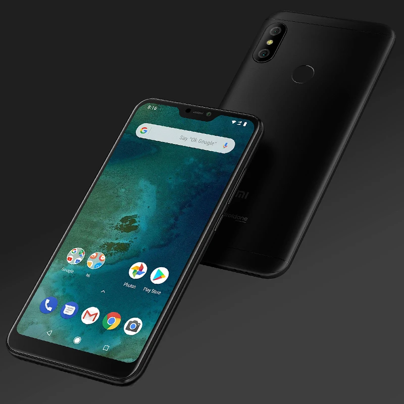 Глобальная версия Xiaomi Mi A2 Lite 4 ГБ ОЗУ 64 Гб ПЗУ 5 84 &quotполный экран Snapdragon 625 12 МП Мп