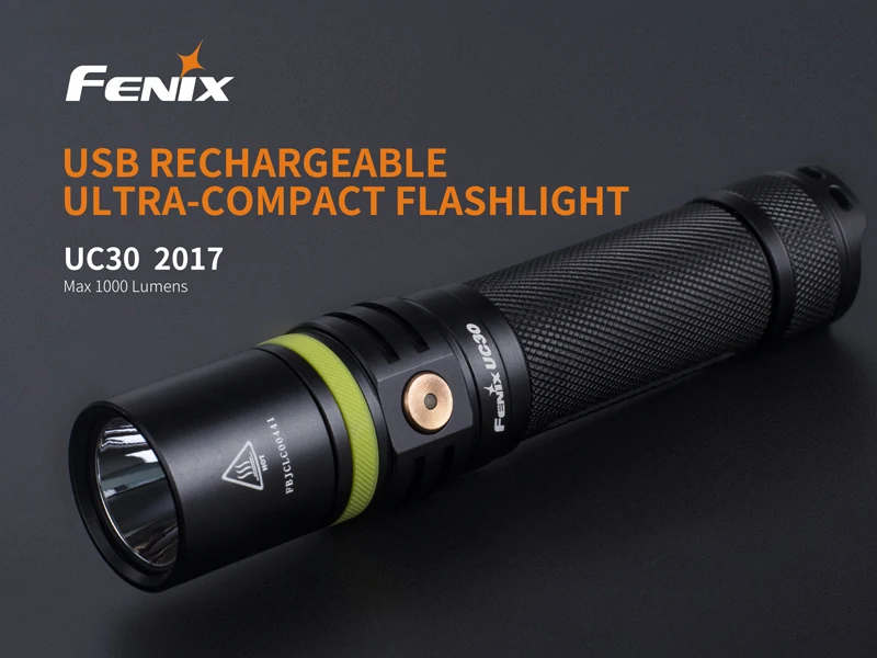 Fenix UC30 2017 Micro USB Rechargeable Flashlight (2)