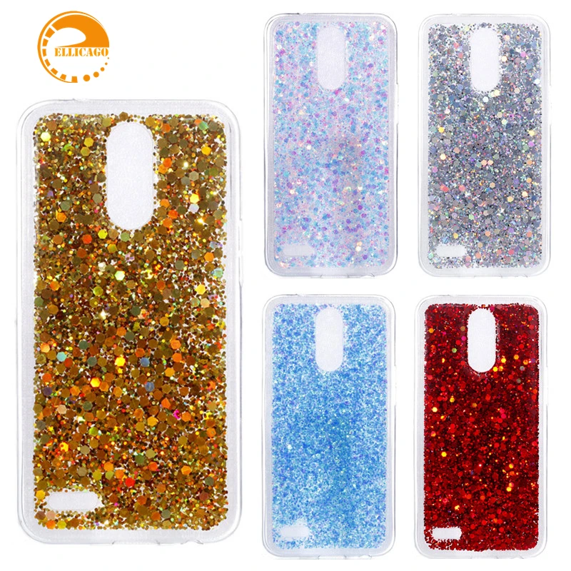 Чехол с силиконовым блеском для LG K10 2017 милый роскошный мягкий чехол из ТПУ 5 3