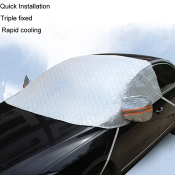 

Car Cover High Quality Four Layers Of Compound Cotton Car sun protection cover Dust Rain Snow Protective Suv Sedan Hatchback