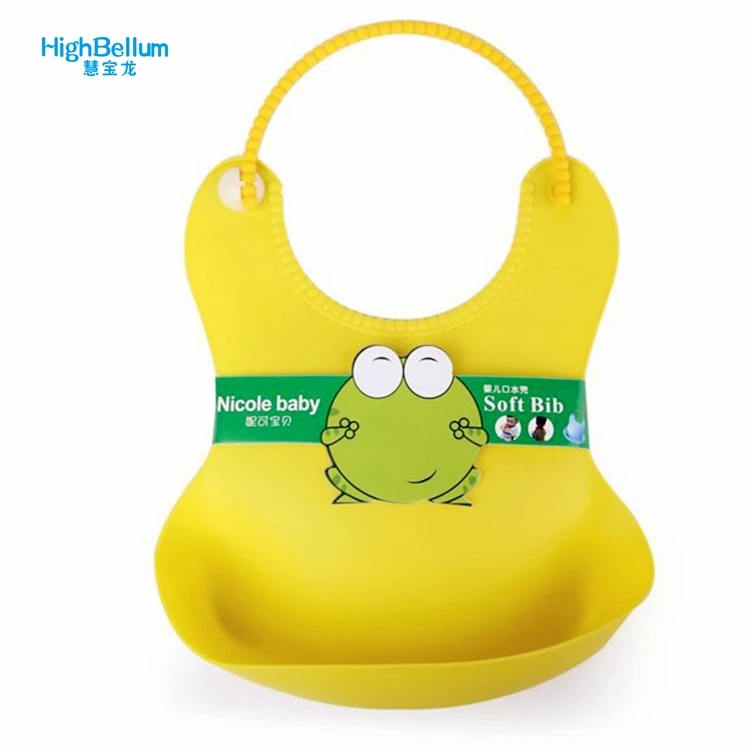 

4 Colors New Design Baby Bibs Waterproof Feeding Baby Saliva Towel Newborn Aprons Baby Bibs Silicone