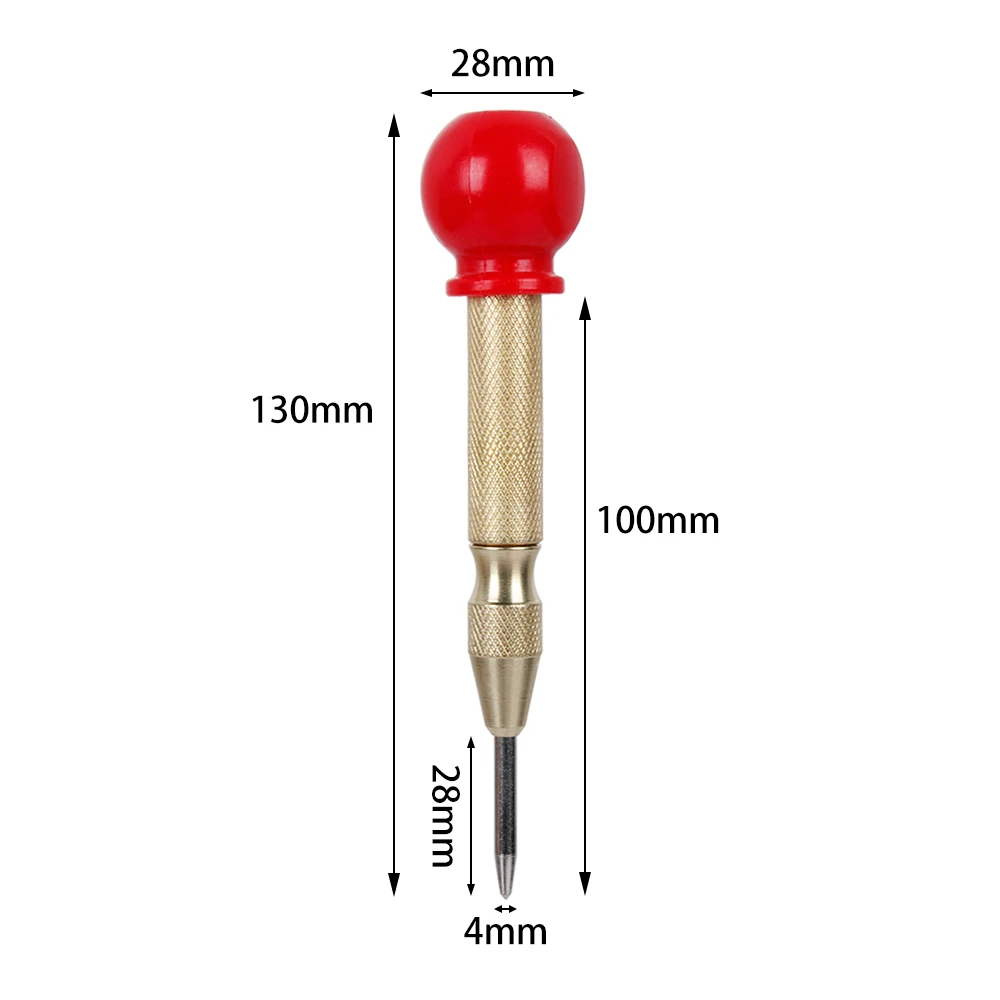 DAYFULI автоматический центральный штыревой удар пружинный маркировочное отверстие Корпус из углеродистой стали золотой цвет/серебряный цвет дополнительные ручные инструменты