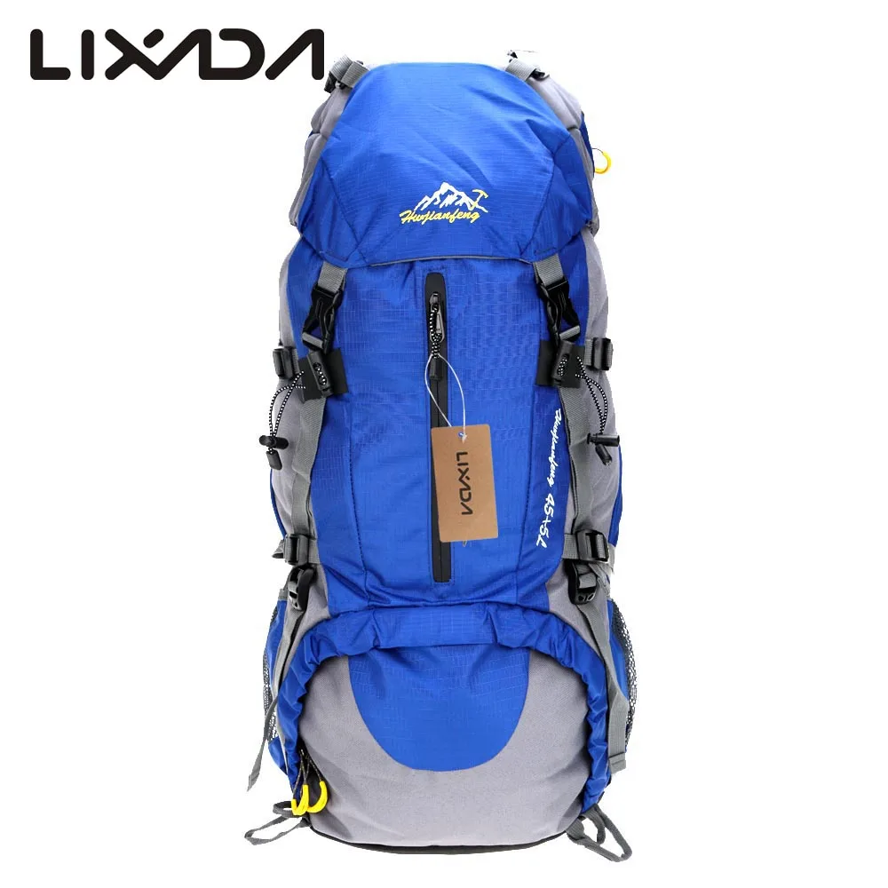 Lixada 50L походные сумки водонепроницаемые спортивные походные дорожные рюкзаки рюкзак для альпинизма с дождевой крышкой