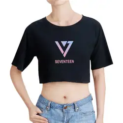 SEVENTEEN футболки Kpop короткий рукав мода XXS чтобы 4XL футболки с принтом летние Повседневное с круглым вырезом футболки
