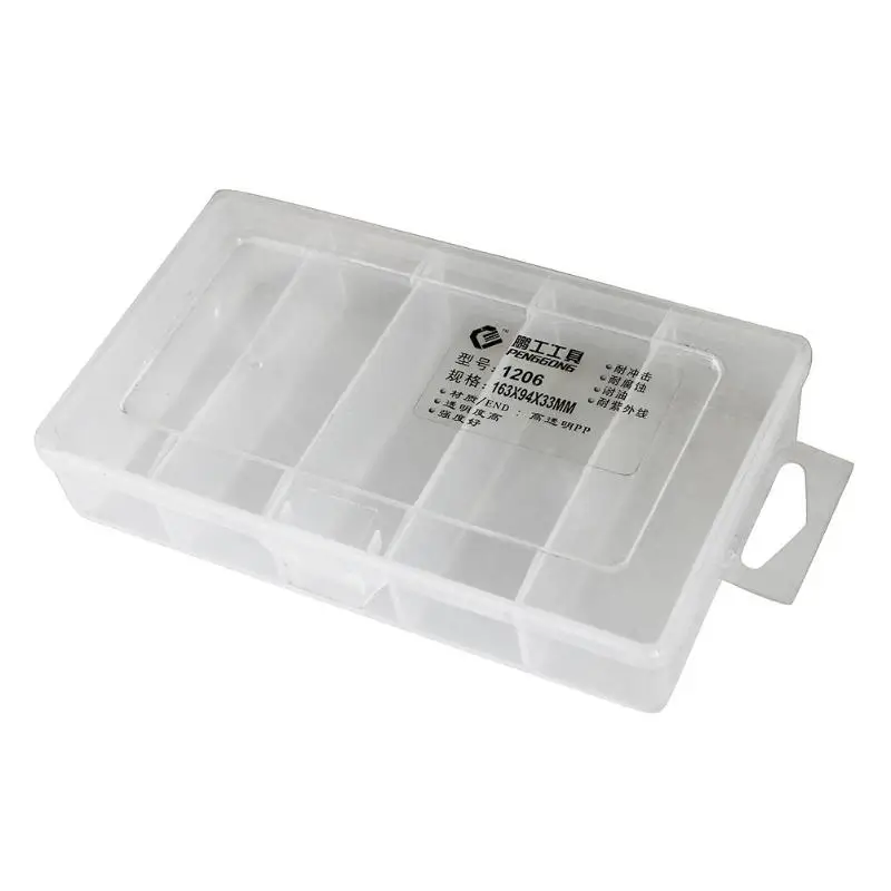 Прочный Мульти-сетка Прозрачный компонент винт аппаратные средства ящик для хранения инструмента организатор пластик чехол для
