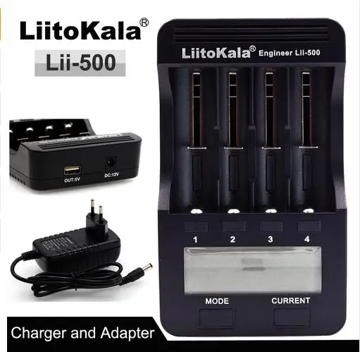 100% New Liitokala lii500 Smart Universal LCD LI-ion NiMh AA AAA 10440 14500 16340 17335 17500 18490 17670 18650 Battery Charger 100% New Liitokala lii500 Smart Universal LCD LI-ion NiMh AA AAA 10440 14500 16340 17335 17500 18490 17670 18650 Battery Charger