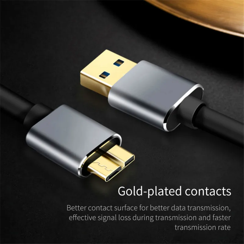 Кабель USB 3,0 быстрая скорость USB Type A Micro B кабель синхронизации данных код для внешнего жесткого диска HDD Samsung S5 Note 3