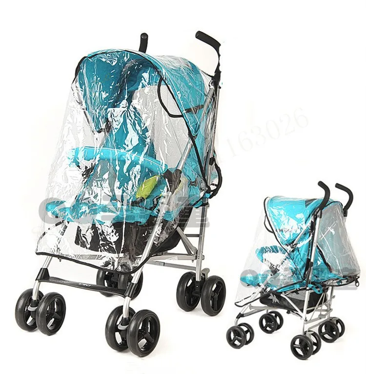baby stroller accessories raincover waterproof  cover for pram rainshade umbrella dustproof Non-toxic Tasteless PU Baby Strollers best of sale