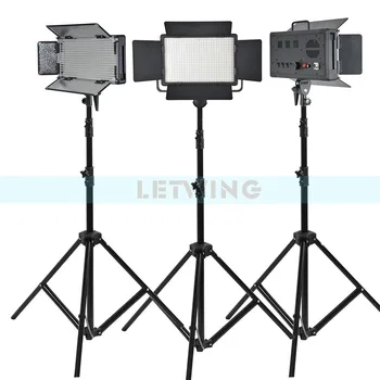 

Yellow Version Godox 1500W 3X LED 500W Photo Studio Video Continuous Light Kit For Camera Camcorder DV Wedding 3300K