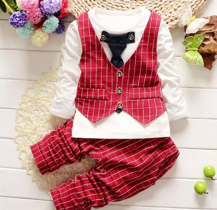 Roupa infantil/Одежда для маленьких мальчиков повседневная куртка+ рубашка+ штаны в полоску комплект из 3 предметов для бега Bebes спортивный костюм для новорожденных Детский костюм для мальчиков