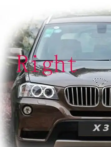 Для BMW X3 2010-2013 фара задняя часть корпуса опорное крепление Пластиковый черный абажур объектив свет задняя крышка за абажур F25 - Цвет: Right