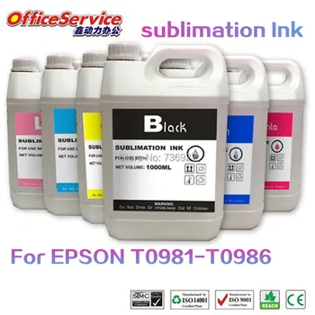 

6X1000MLT0981-T0986 Sublimation Ink specialized For Epson Stylus Photo Artisan 600 700 710 800 810 725 835 837 Printer