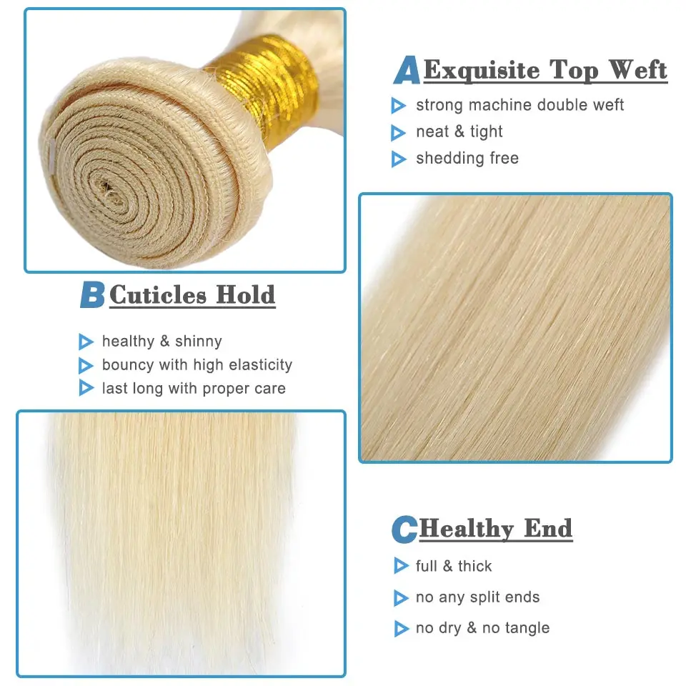 Remyblue Honey Blonde Bundles With Closure Colored 613 Brazilian Straight Human Hair Bundles With Frontal 4Pcs/Lot 100 Remy Hair Remyblue Honey Blonde Bundles With Closure Colored 613 Brazilian Straight Human Hair Bundles With Frontal 4Pcs/Lot 100 Remy Hair