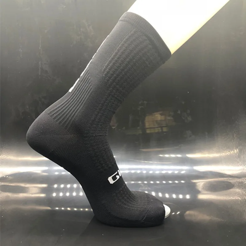 Компрессионные велосипедные носки мужские и женские новые Spotrs велосипедные носки для бега - Цвет: black