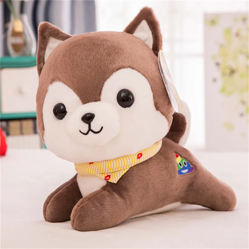 dark brown Fancytrader мягкий животных корги плюшевые куклы большой чучело собаки игрушки Животные Подушки детские дети подарок 20 дюймов 50 см - Цвет: dark brown