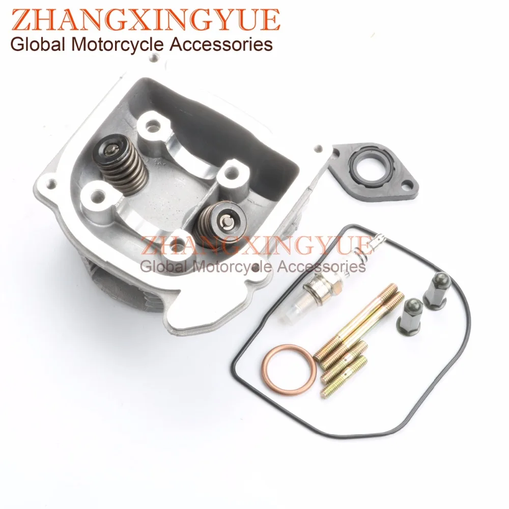 

39mm-52mm NON EGR Cylinder Head Kit & Bolt & A7TC Spark Plug for Xinling XL50QT-B GY6 50cc 139QMB 4T