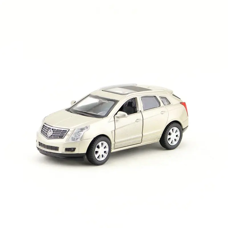 Коробка Подарочная модель, высокое моделирование 1:43 сплав оттяните назад Cadillac SRX модель SUV автомобили, оригинальная упаковка, игрушек