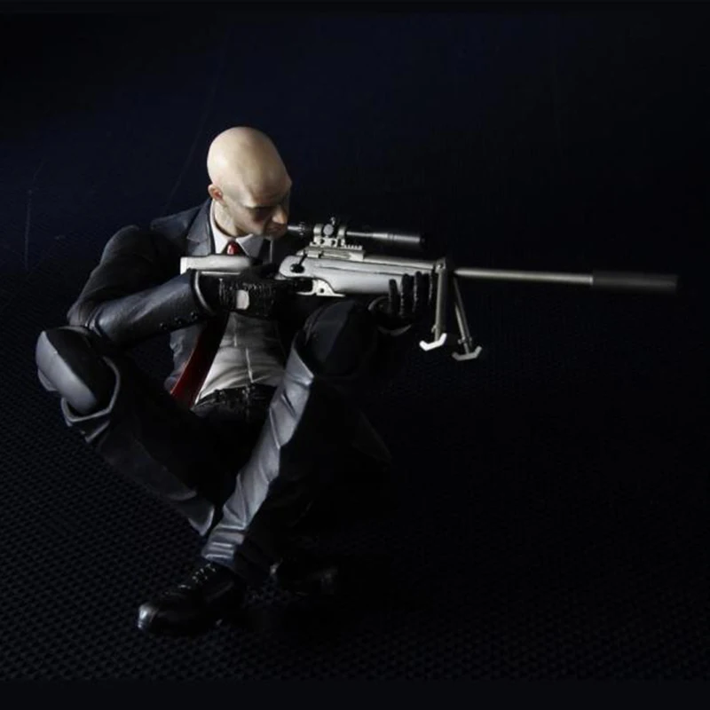 Новая игра искусство Hitman Codename Killer 47 ПВХ фигурка японская Аниме Статуэтка из