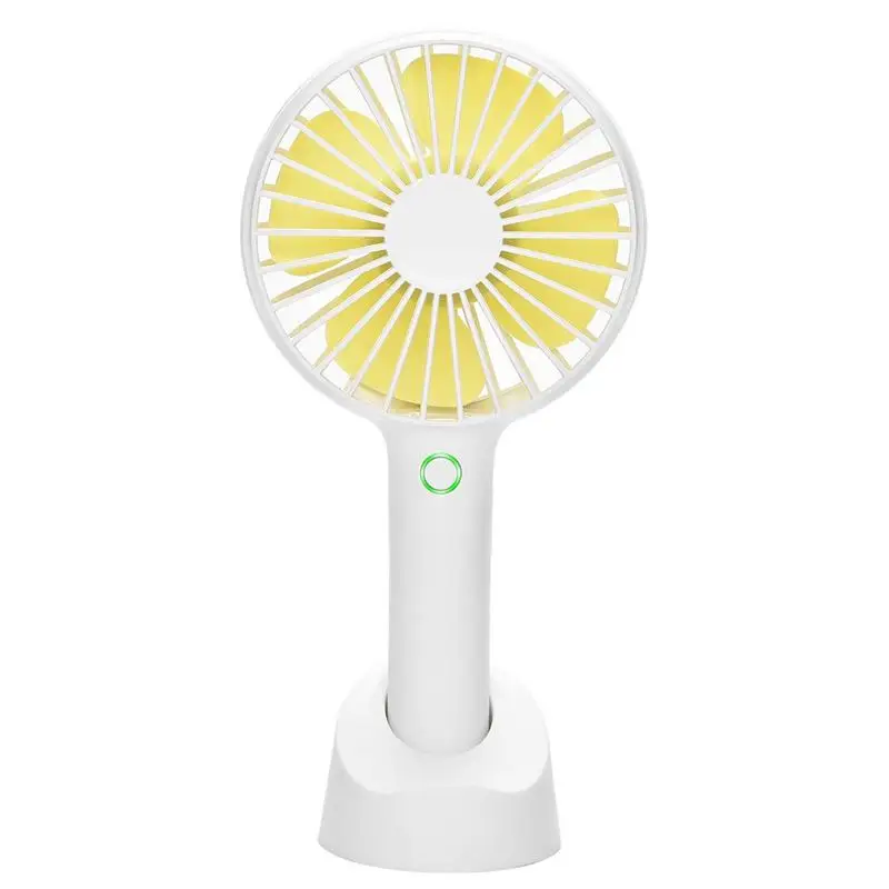 

Handheld Portable Fan USB Hand held Personal Fans Rechargeable Battery Powered Hand held Fan with Base 4 Modes for Home Office