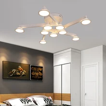 ФОТО modern aluminum acrylic painted creative ceiling lights plafonnier led 220v ceiling lamp for bedroom study hallway parlor office