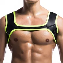 Мужская Защитная Экипировка майка фитнес жгут грудь Новые лоскутные подплечники подтяжки сексуальный однотонный мужской неопреновый корсет