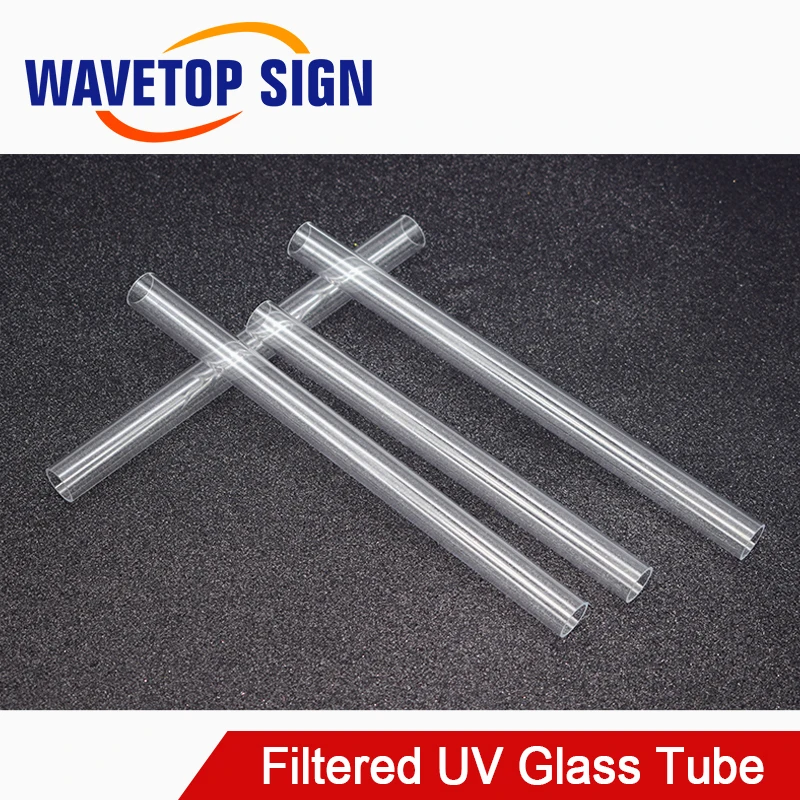 Free Shipping WaveTopSign Filtered UV Glass Tube Dia. 13-16mm Length 135-192mm use for Laser Welding and Cutting Machine