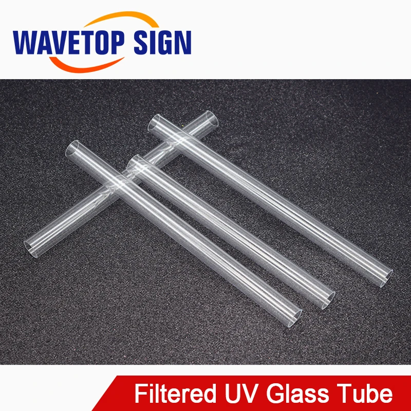 

Free Shipping WaveTopSign Filtered UV Glass Tube Dia. 13-16mm Length 135-192mm use for Laser Welding and Cutting Machine