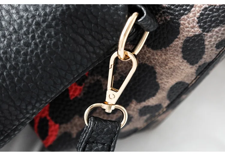 NIGEDU Fashion leopard large women handbag Brand Designer Shoulder Bag for Female Crossbody Bags PU Leather lady Big Totes (3)