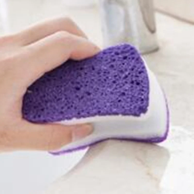 

1Pc Double Layer Kitchen Sponge Cleaning Brush Eraser Dish Plate Washing Sponges Magic Pot Pan Scouring Pad