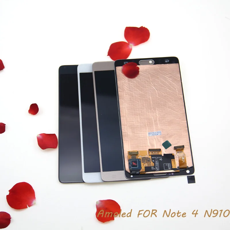

Super Amoled For Samsung Galaxy Note 4 Note4 N910C N910 N910A N910F LCD Dispaly Touch Screen Digitizer Replacement