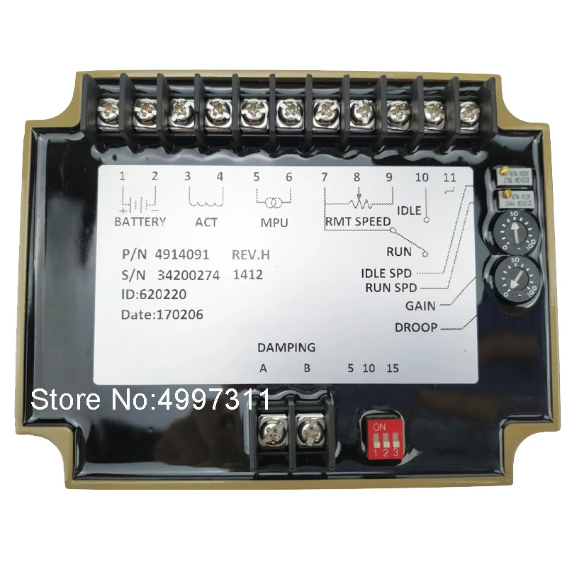 

Chinese Own factory! Quality Speed Control Board Mechanical Engine /Speed Governor 4914091 for Diesel Generating Set