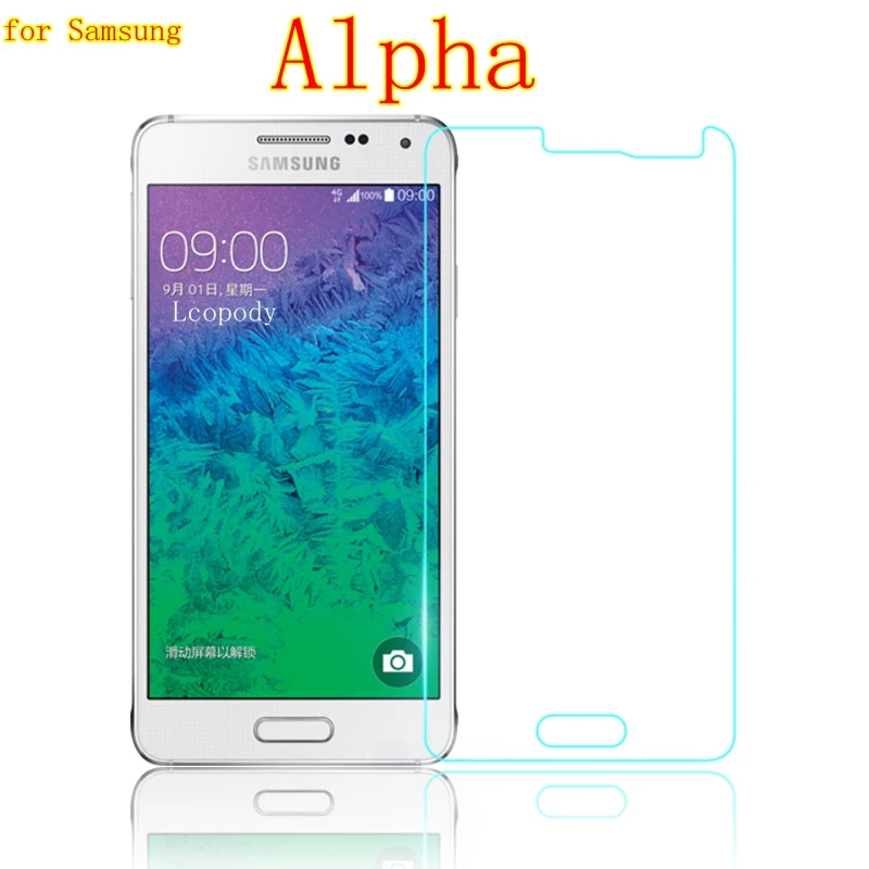 

9H Tempered Glass For Samsung galaxy Alpha Screen Protector Film for samsung alpha glas sklo for galaxy alpha G850F G8508 case