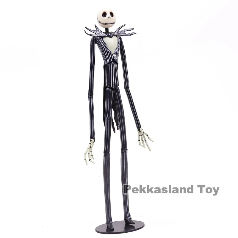 Skellington com Cabeças Figura de Ação o Pesadelo Antes do Natal Deluxe Jack Intercambiáveis Collectible Modelo Brinquedo Presente 35cm 3 Cheap Figuras de ação