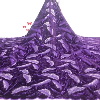 

African Lace Fabric 2019 white peach Fabric High Quality Beaded Lace Fabric African French Tulle Lace For Wedding Gray