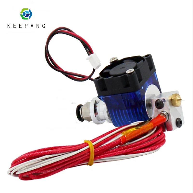 

V5 V6 J-head Hotend Extruder Kit 3D Printers Part Cooling Fan Bracket Block Thermistors Nozzle 0.4mm 1.75mm Filament Bowden#S