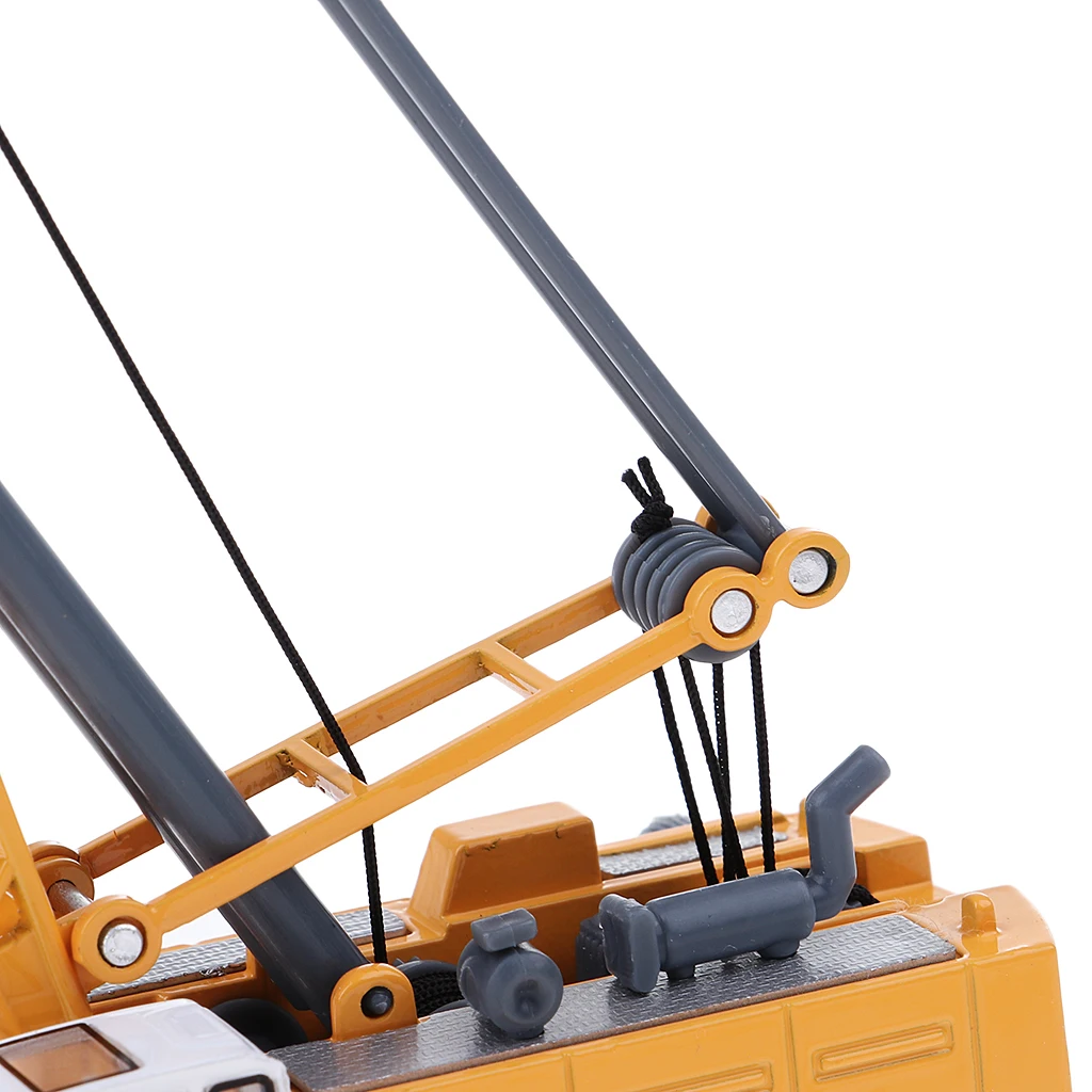 1:87 Tower Crane Excavator Diecast Construction Equipment Vehicle Model Toy