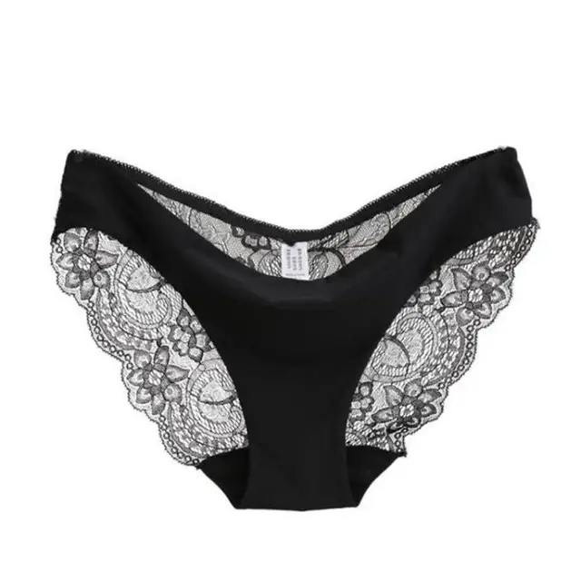 Women Briefs Black Womens Under Wear Panties Lace Transparent Sexy