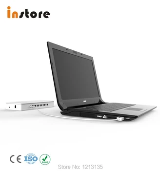 

Notebook 6 Ports with USB cable security alarm device for laptop