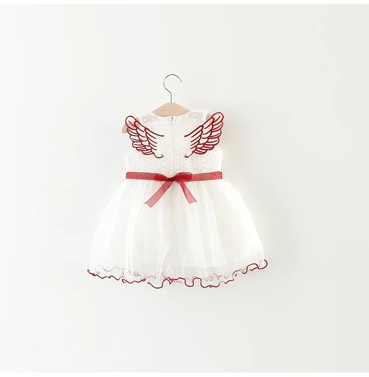 2018 Baby Clothing Princess Dress Angel Wing Dress for Baby Girl Infant