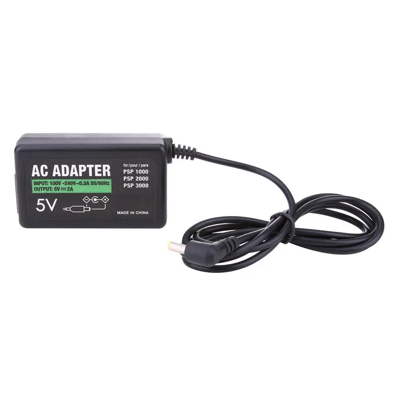 EU Plug Verison Home Wall Charger AC 100V-240V Adapter Power Supply Cord Cable for PSP For Sony PSP 1000 2000 3000 power adapter game console power adapter