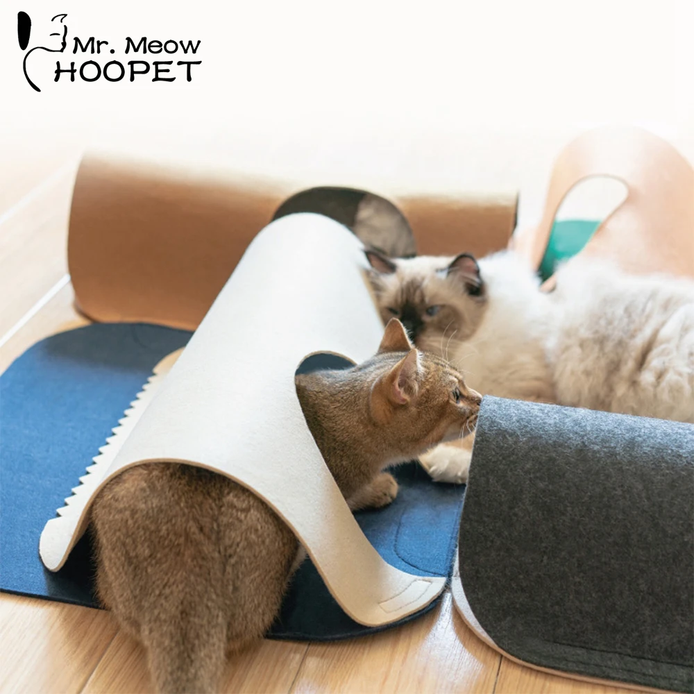 

Hoopet Cat Pad Toy Pet Mat Goods for Cats Scratch Board Toy Kitten Scratch Mat Interactive Scratching Post