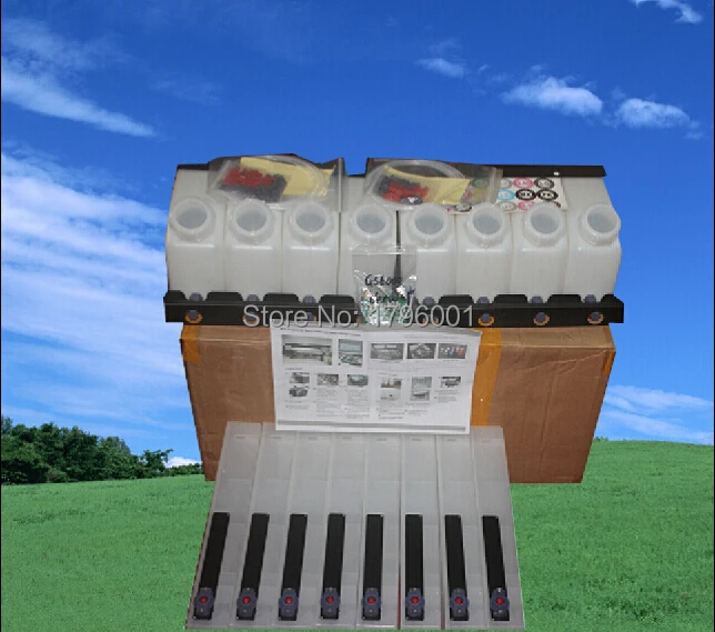 

Bulk system with decoder for GS6000 plotter large format printer Ep GS6000 wide format printer ciss ink system GS6000 system
