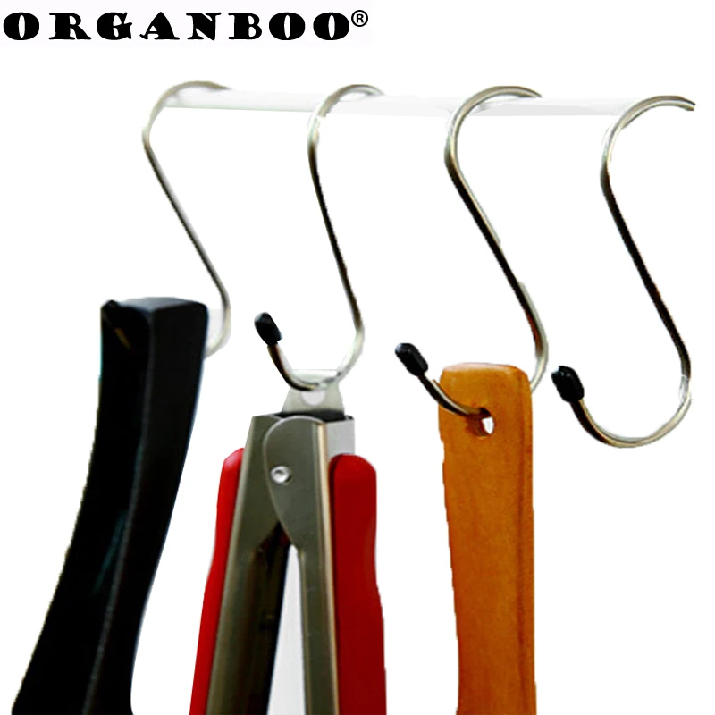 Buy 4pcs High quality stainless steel S hook shape