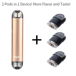 5 GVAPE Regal S мини POD системы Vape комплект 1.0ohm 1,5 мл перезаправляемый картридж 280 светодиодный фонарь мА · ч индикатор Pod ecig starter kit