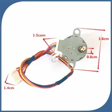 1 шт. Хорошо работает для кондиционера плата управления мотор 28BYJ48 = MP24GA DC 5 провод шаговый двигатель