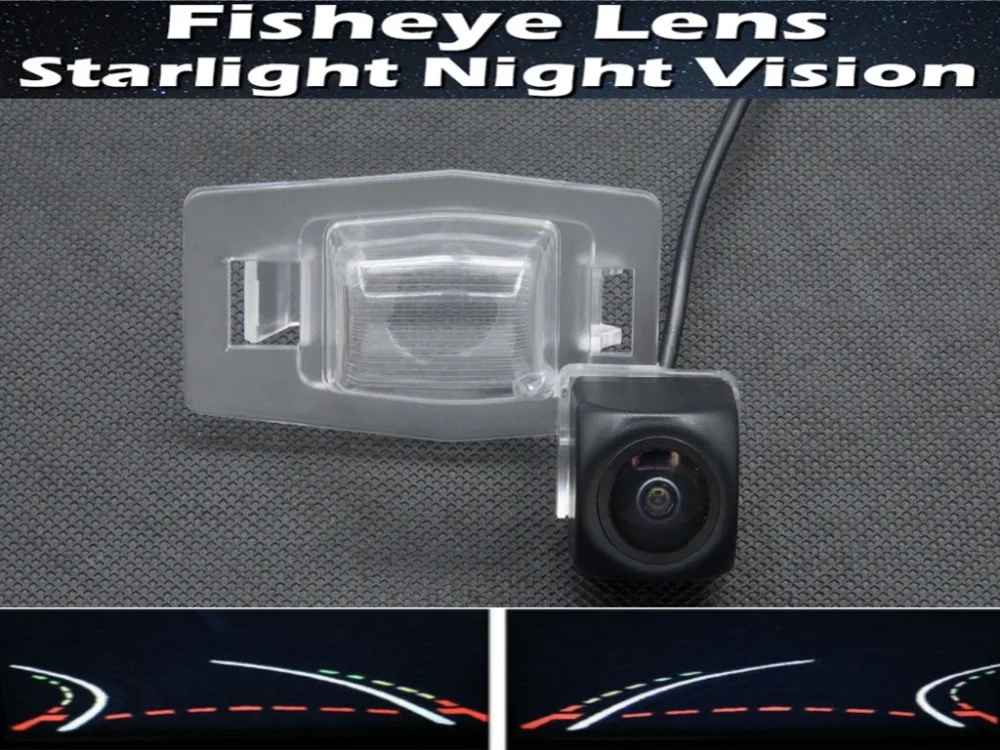 

HD 1080P Fisheye Trajectory Tracks Car Rear view Camera For Mazda 323 2003~2012 Allegro 2003~2012 Familia Premacy Reverse Camera